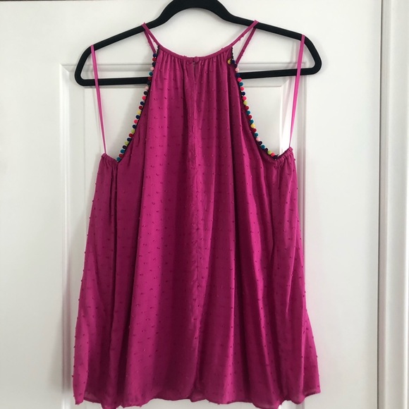 Francesca’s Pom Pom Halter Tank - Picture 4 of 5